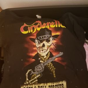 Cinderella concert vintage tour t shirt